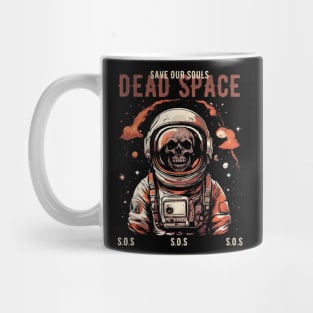 save our souls (dead astronaut in space) s.o.s Mug